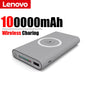 Large Capacity Power Bank 200000Mah Portable Charger 120W Fast Charging Wireless Powerbank for Iphone Huawei Samsung