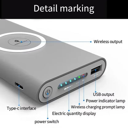 Large Capacity Power Bank 200000Mah Portable Charger 120W Fast Charging Wireless Powerbank for Iphone Huawei Samsung